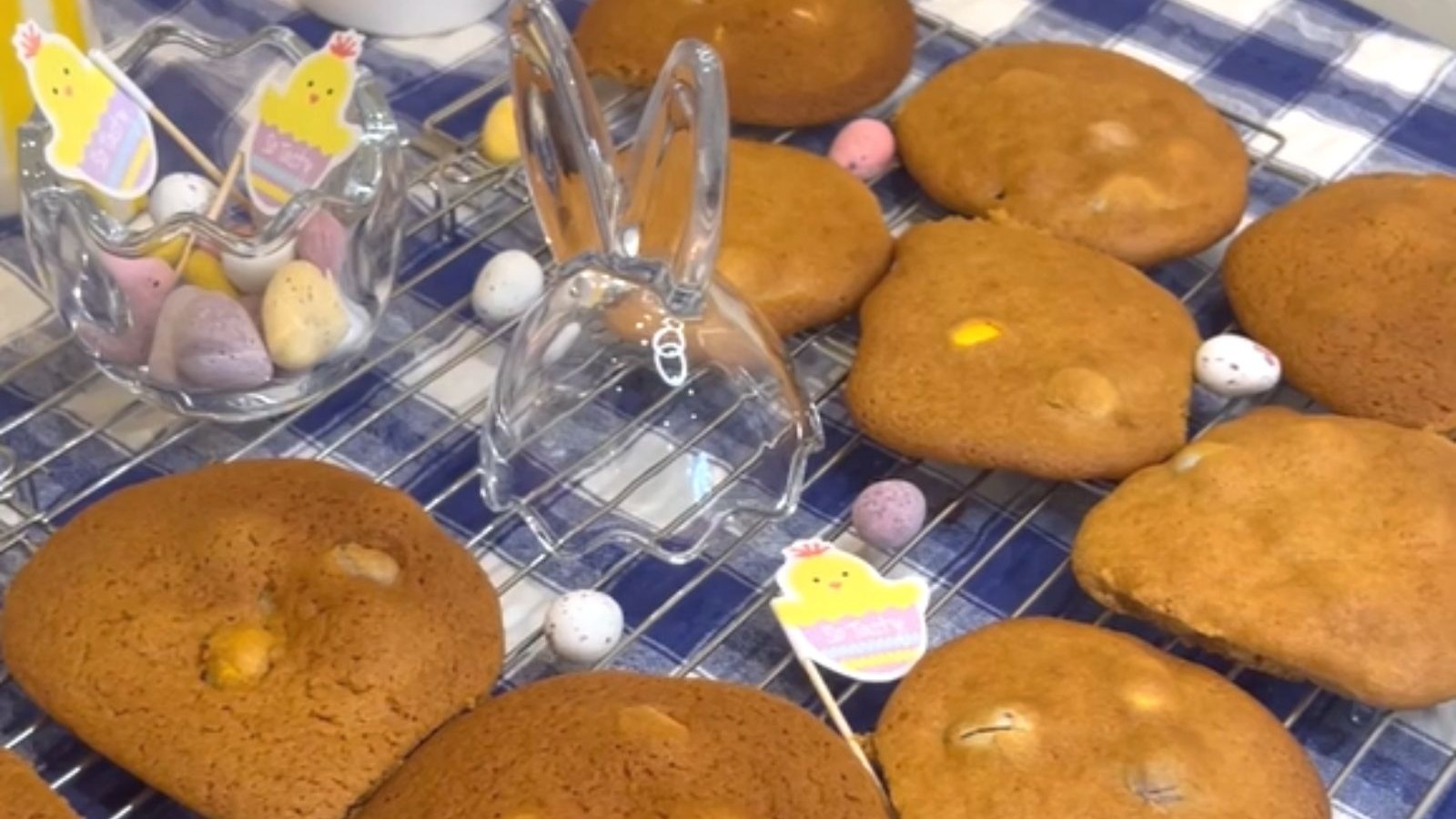 Image of Honey & Mini Egg Cookies