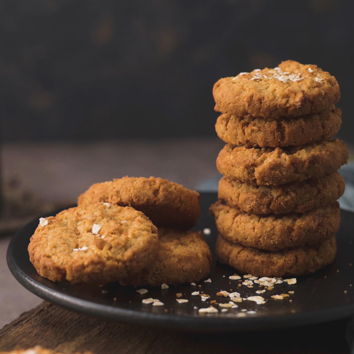White Chocolate, Oat & Raisins Cookies