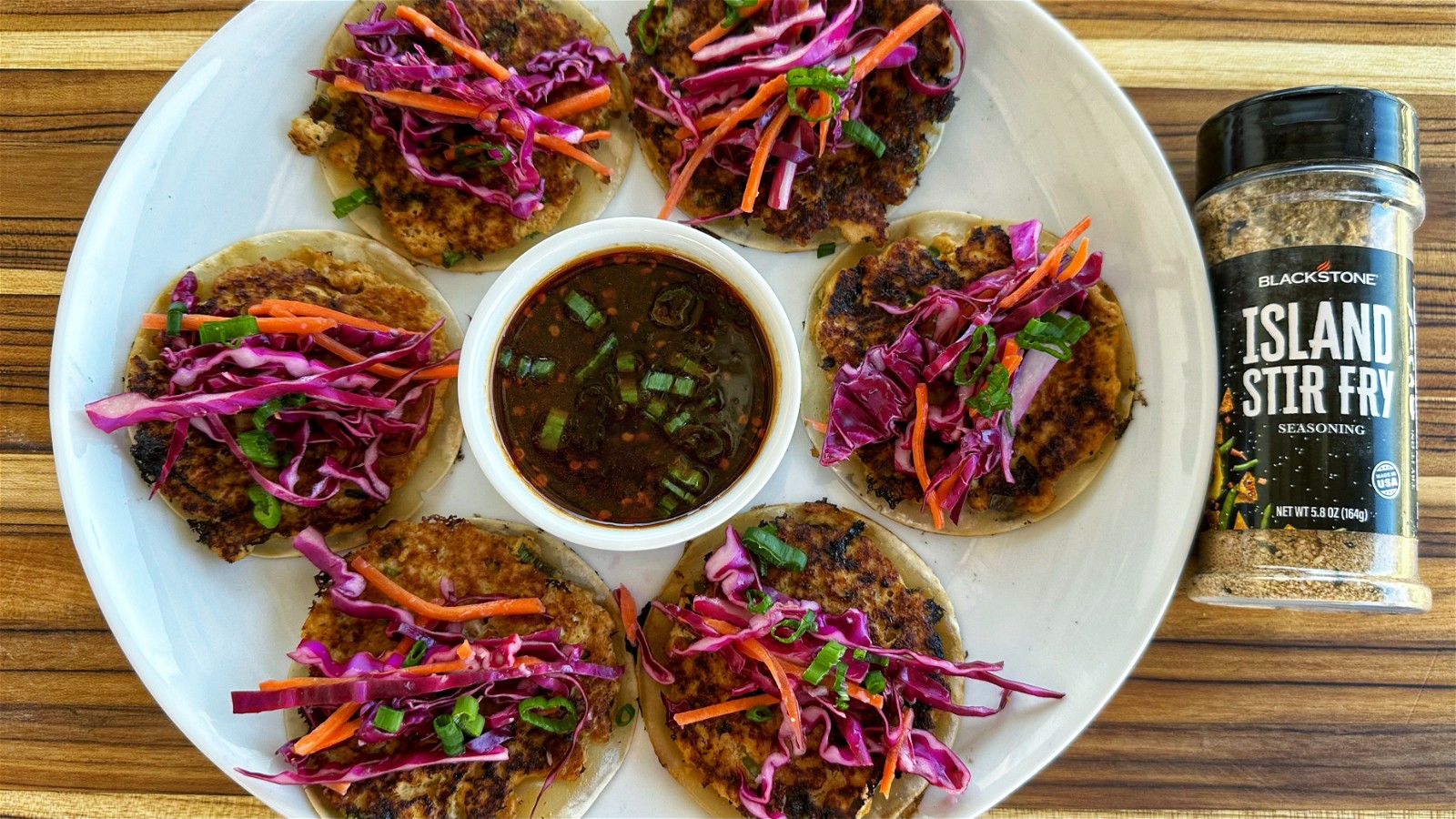 Image of Gyoza Smashed Tacos