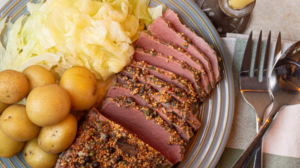 Image of Corned Beef with Potatoes and Cabbage