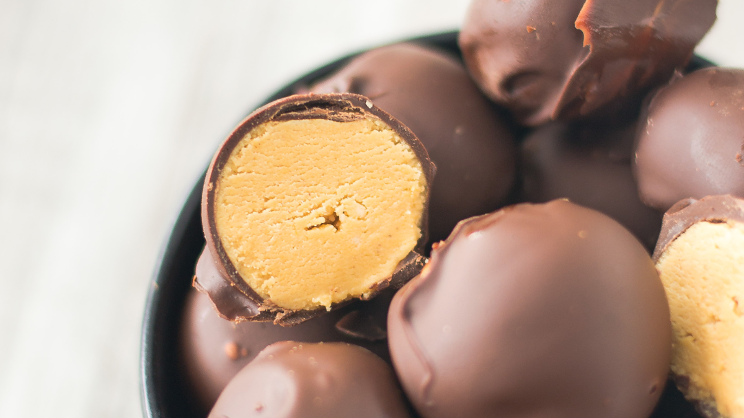 Image of Chocolate Coconut Peanut Butter Balls