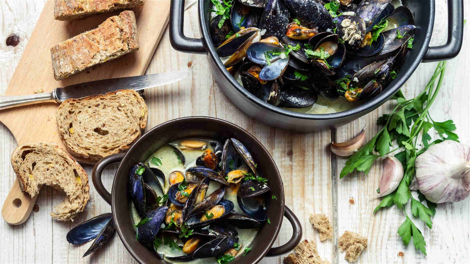 Image of Garlic-Dill Mussels