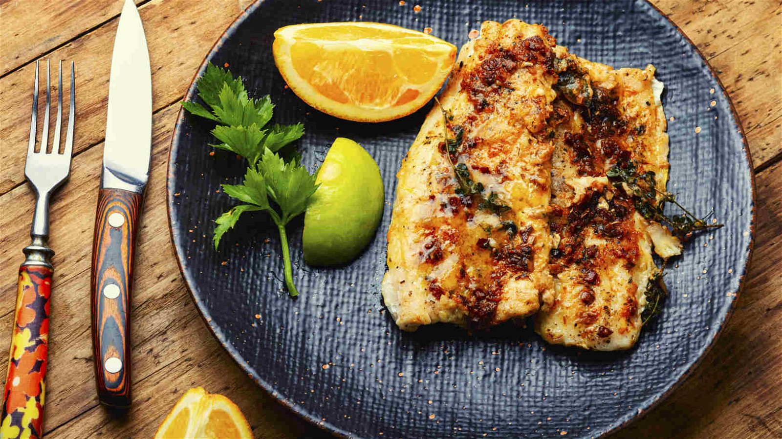 Image of Grilled Tilapia with Lemon-Pepper Butter