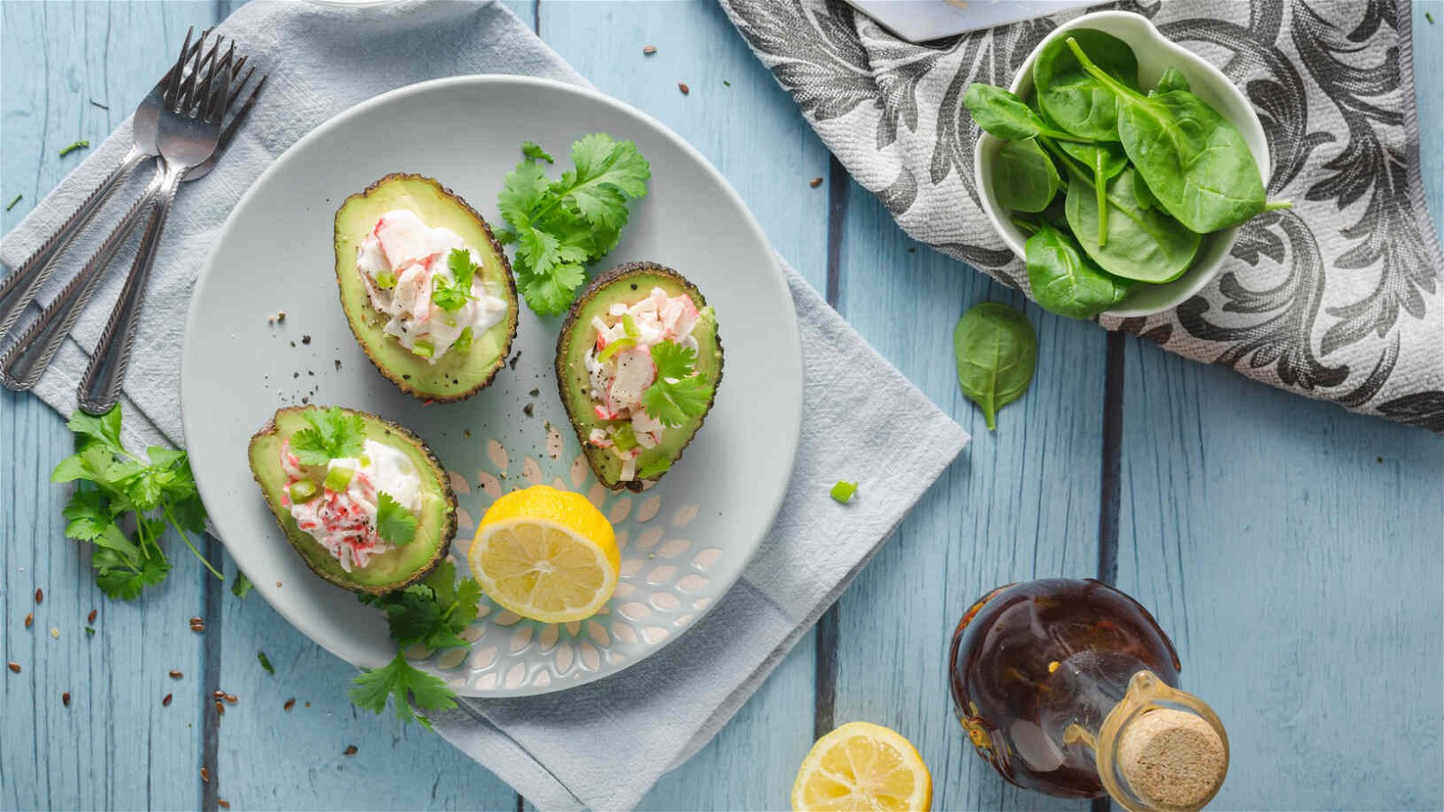 Image of Shrimp and Dill Stuffed Avocados