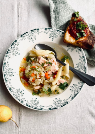 Fiskesuppe med laks