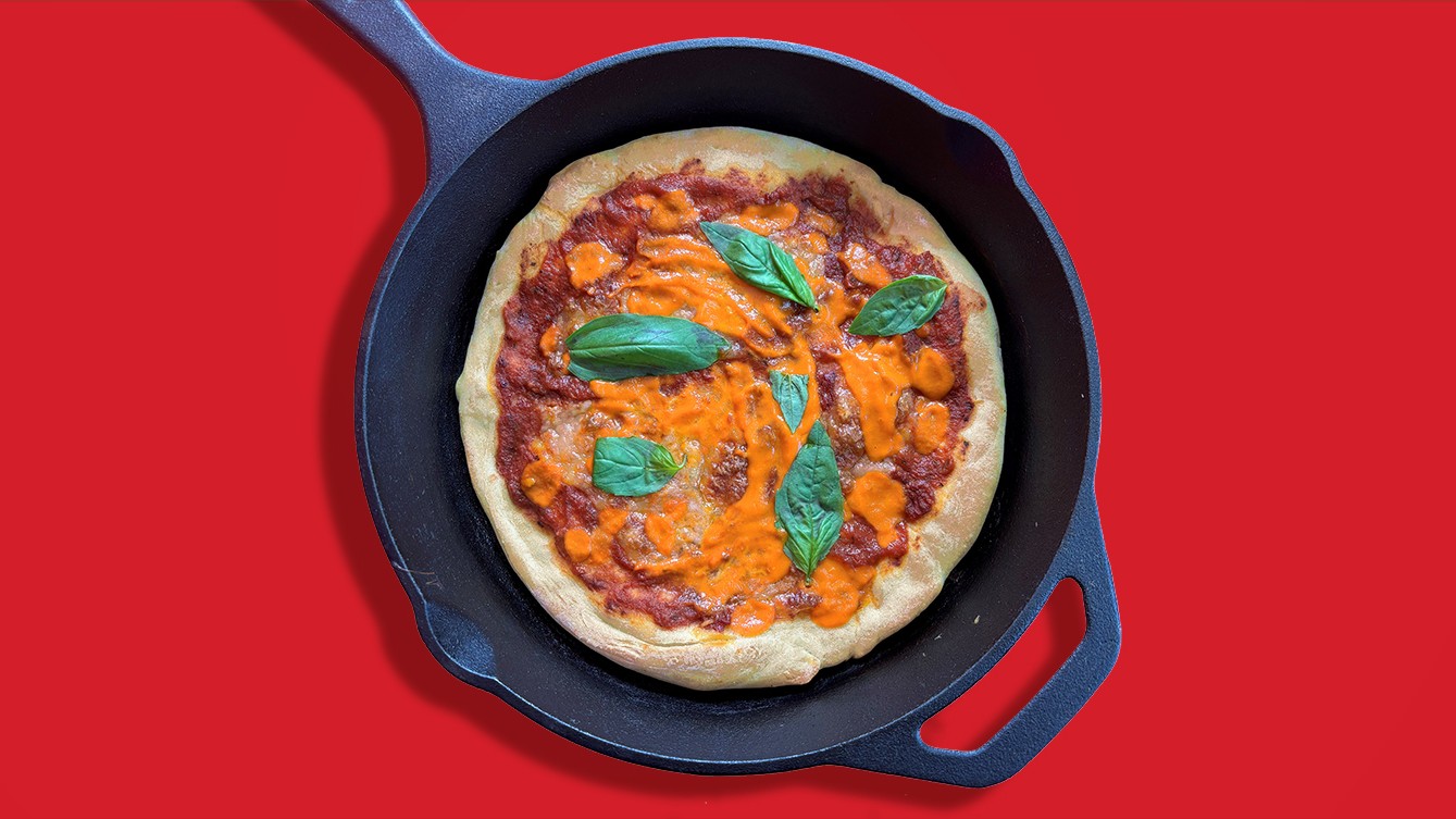 Image of Easy Buffalo Pan Pizza