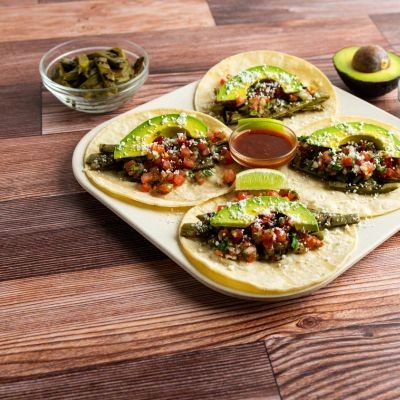 Queretaro Style Nopales Tacos
