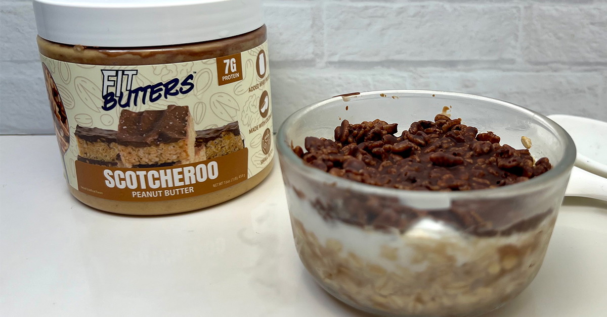 Scotcheroo Overnight Oats