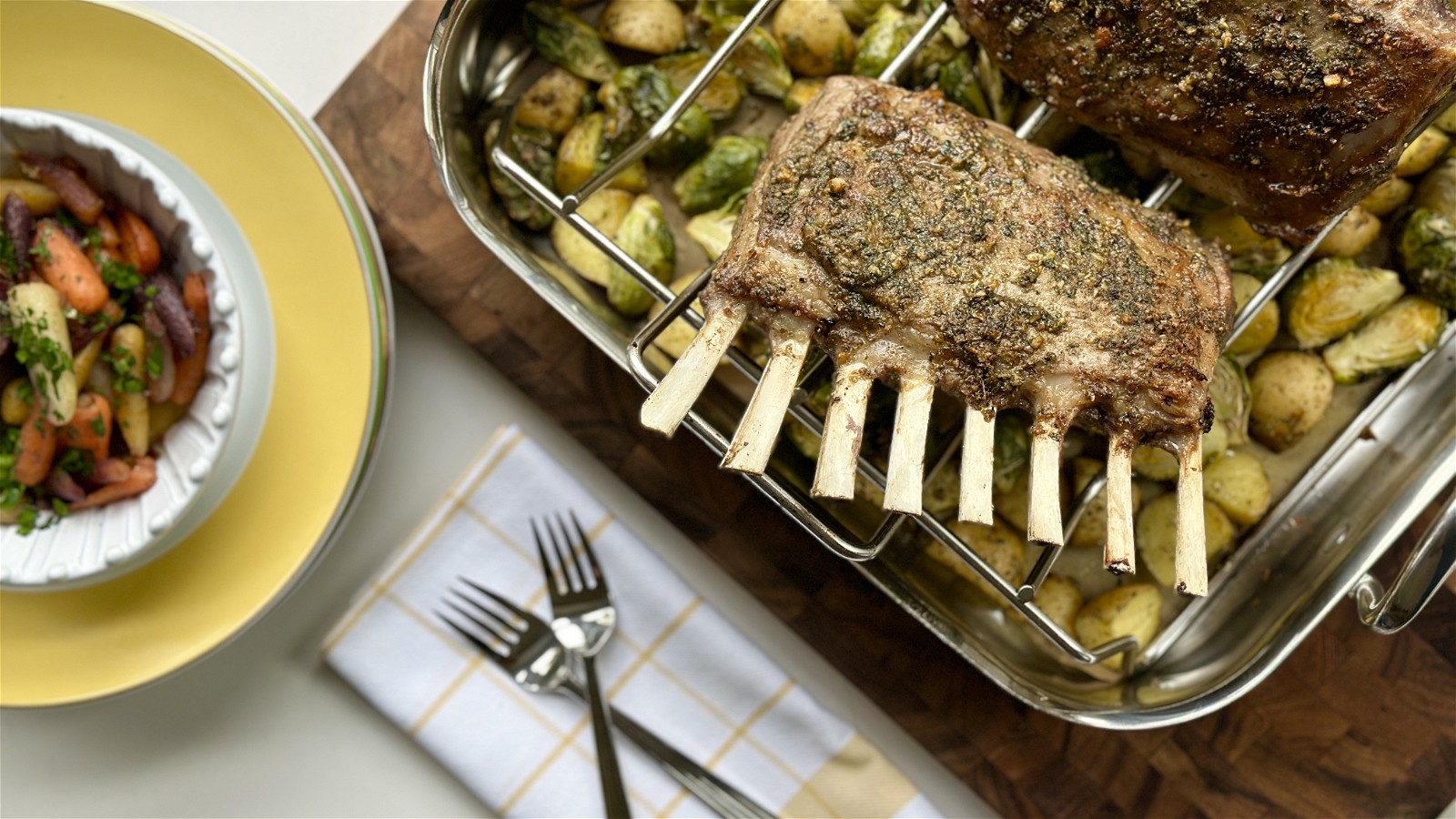 Image of Herb-Crusted Rack of Lamb 