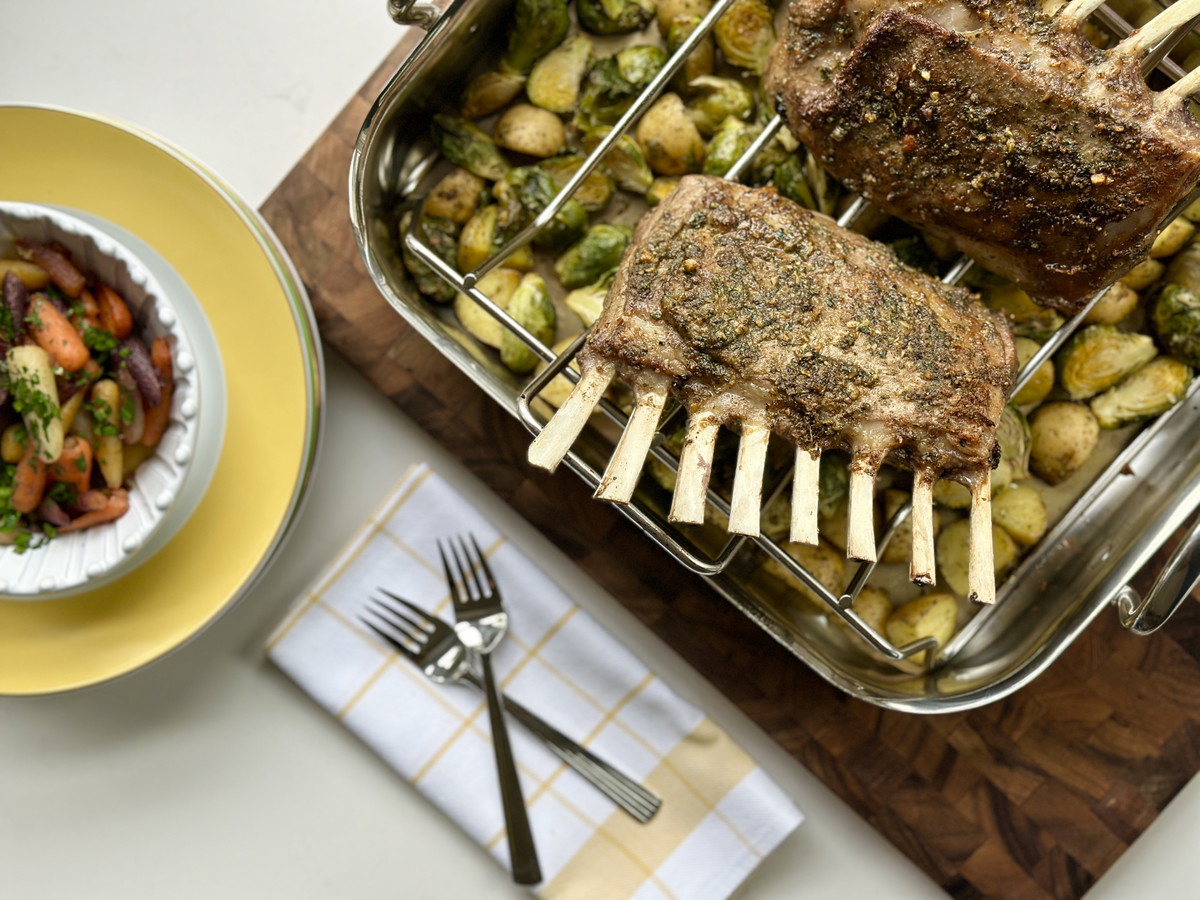 Herb-Crusted Rack of Lamb