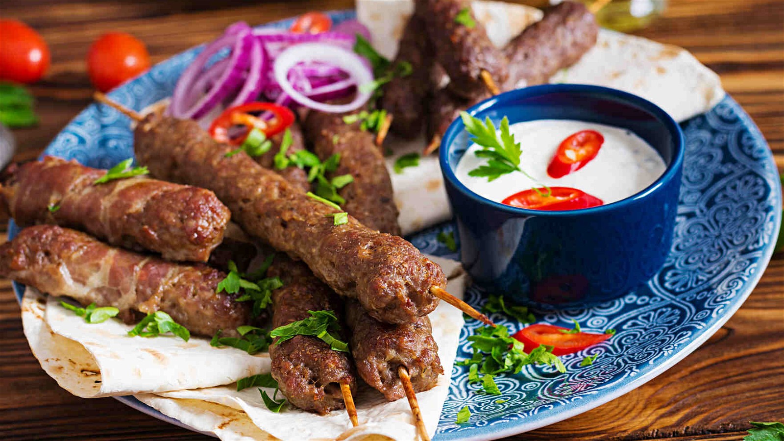 Image of Cumin and Coriander Lamb Kebabs