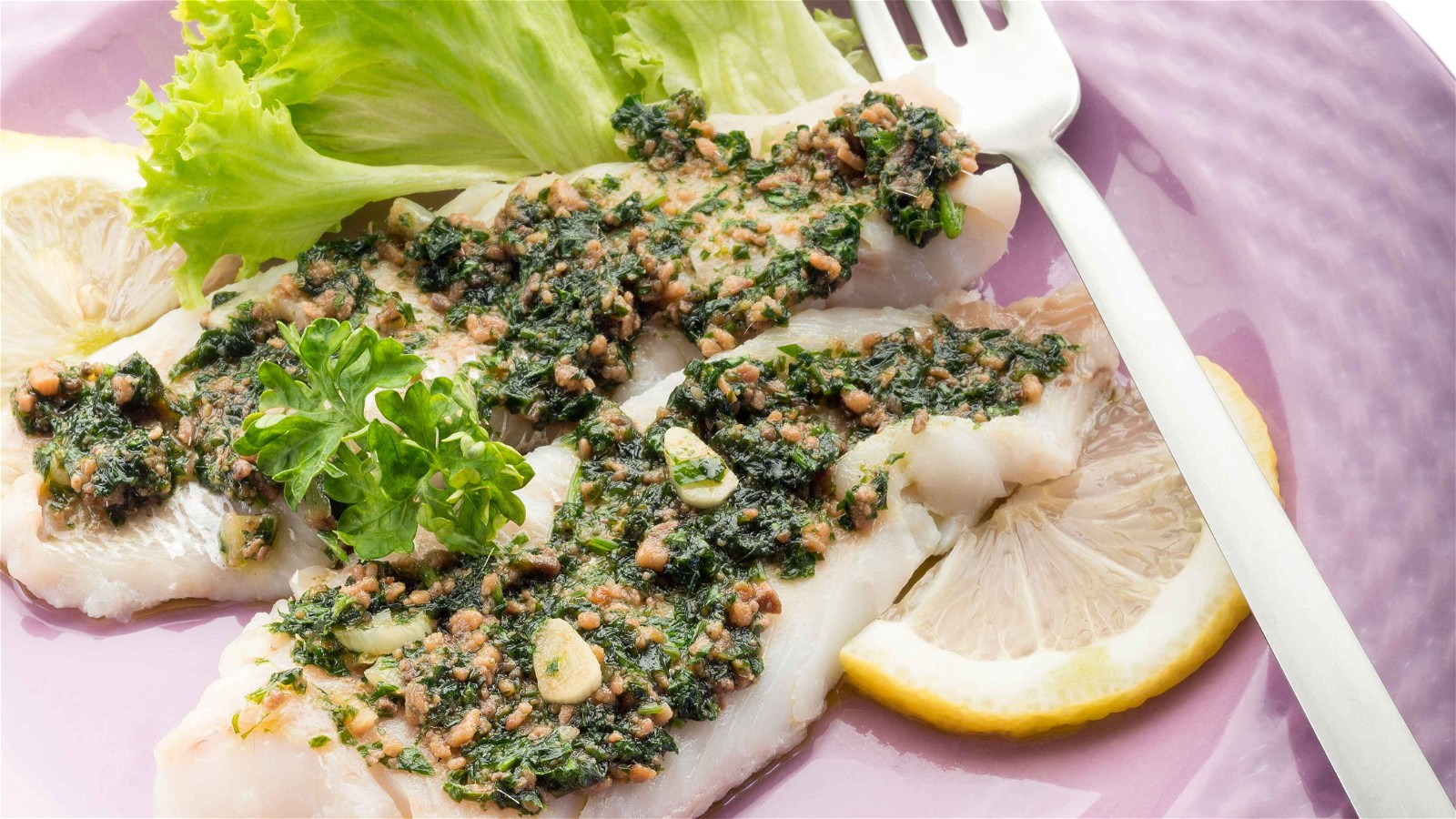 Image of Parsley-Crusted Halibut
