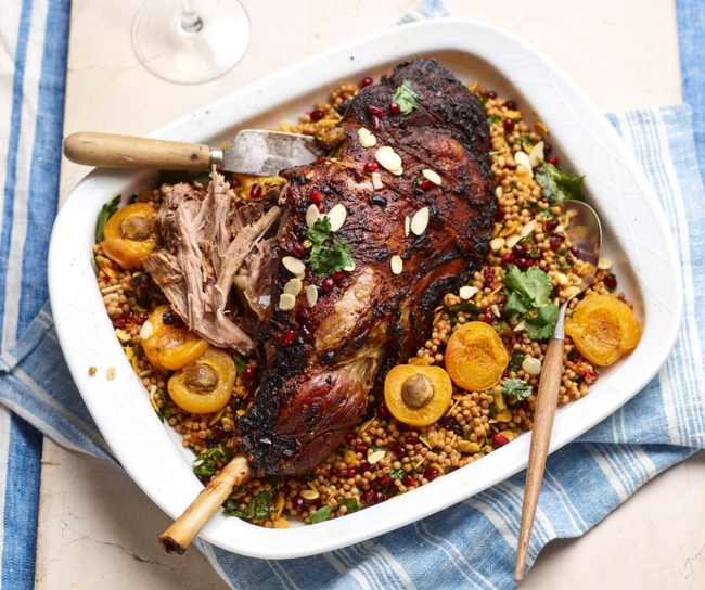 Image of Harissa and Apricot Leg of Lamb