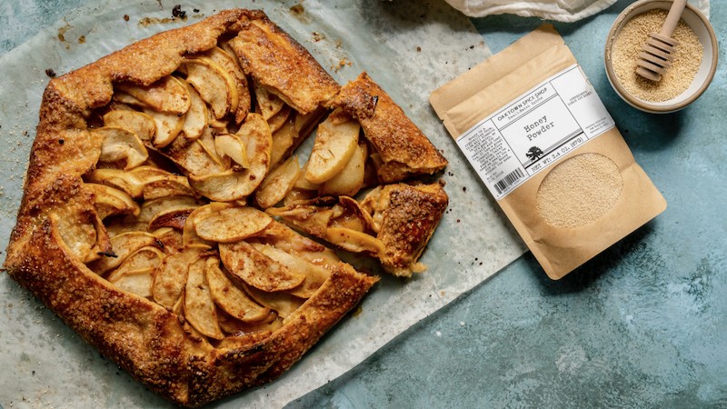 Image of Apple and Honey Powder Galette