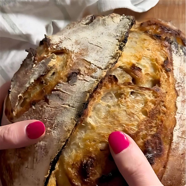 Image of Kristin's Sourdough Loaf Made with Love