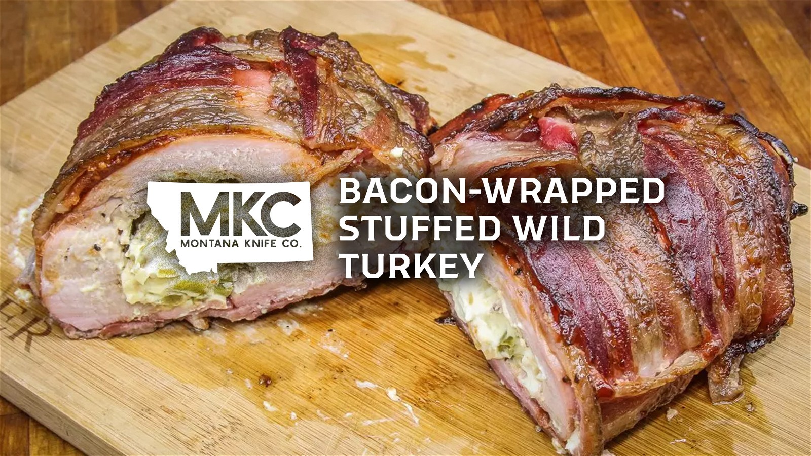 Image of Bacon-Wrapped Stuffed Wild Turkey