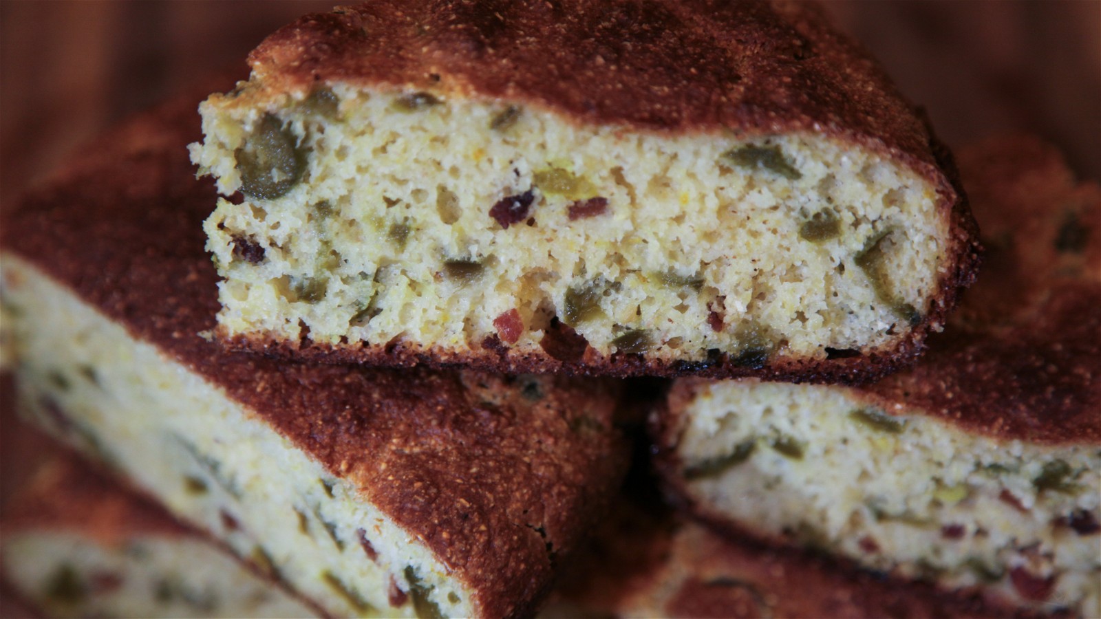 Image of Cracklin Jalapeno Candy Corn Bread