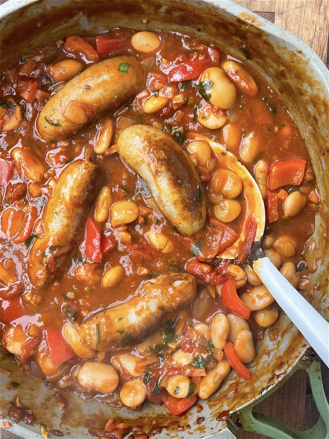 Image of Sausage + Butter Bean Stew