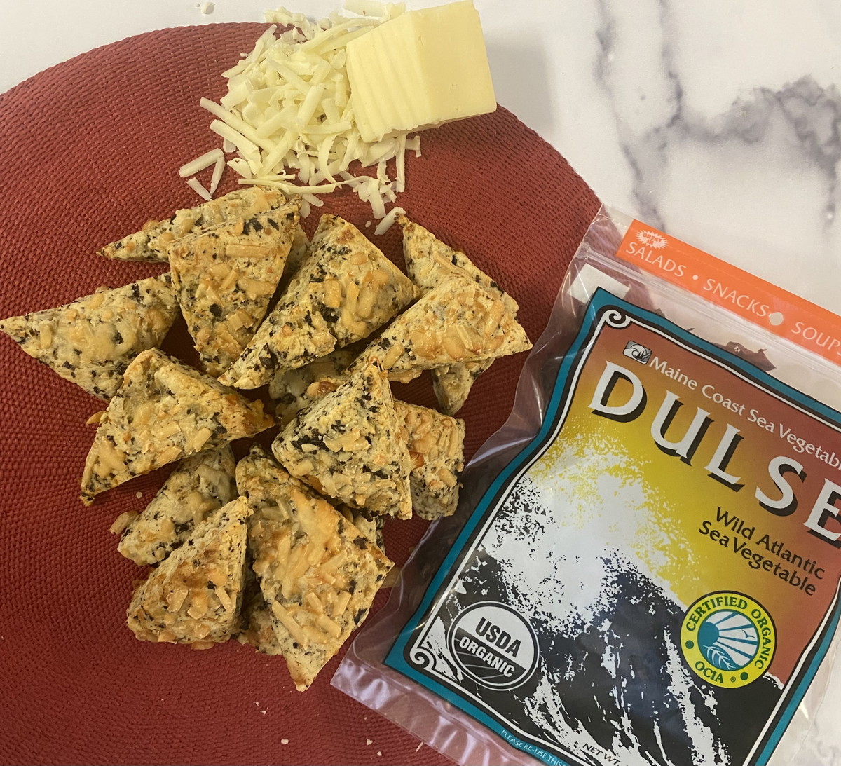 Dulse-Cheese Scones