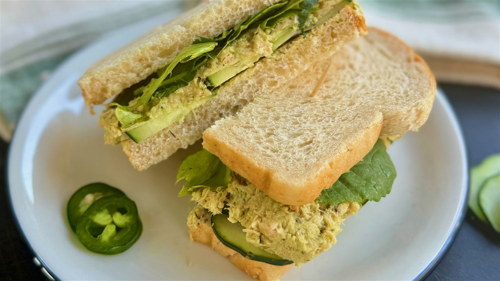 Image of Green Goddess Tuna Sandwich