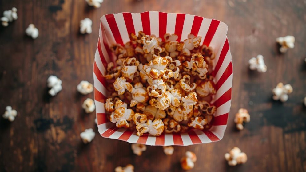 Image of Popcorn aus der Heißluftfritteuse
