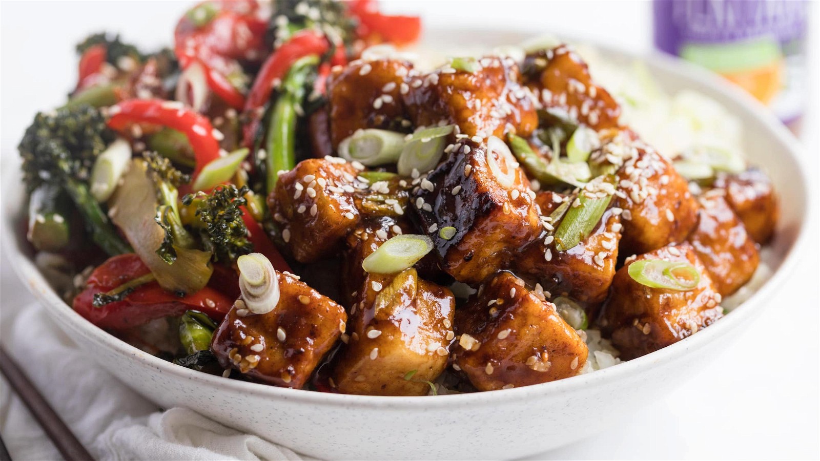 Image of Teriyaki Tofu with Vegetables