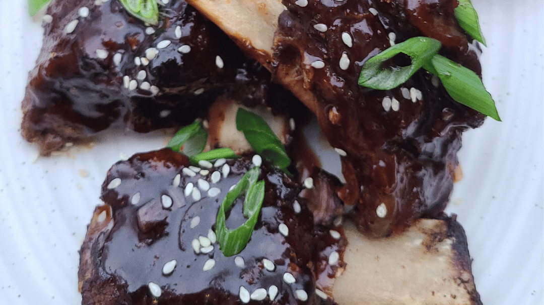 Asian Style Sticky Bison Short Ribs -image