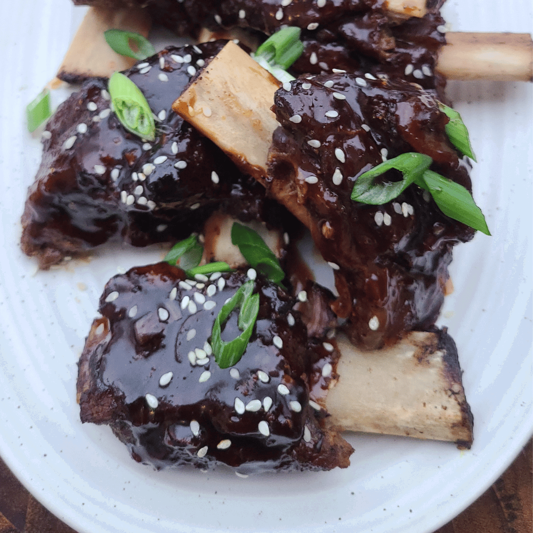 Asian Style Sticky Bison Short Ribs