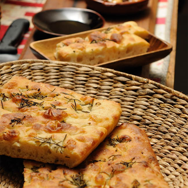 Image of merrijig inn's sourdough foccacia