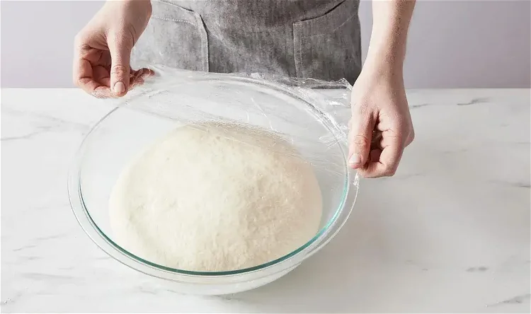 Image of Transfer the dough to a lightly oiled bowl, turning once...