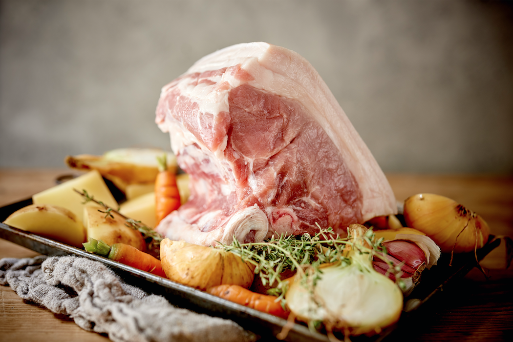 Roast Pork Loin with Roasted Veg