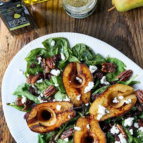 Image of CARAMELIZED PEAR AND PECAN SALAD