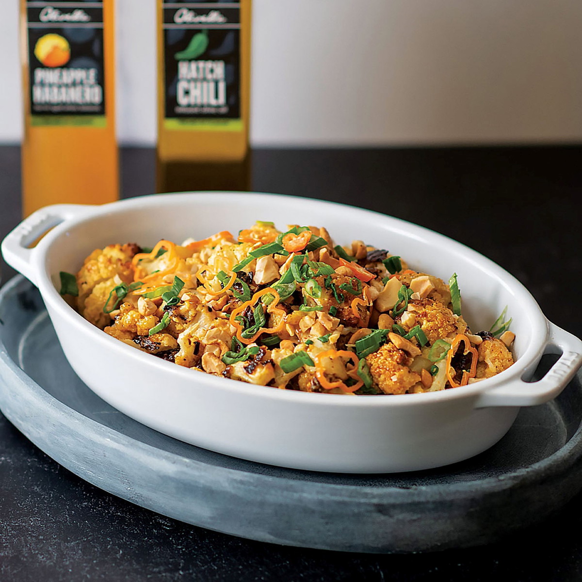 CREAMY CHIPOTLE ROASTED CAULIFLOWER