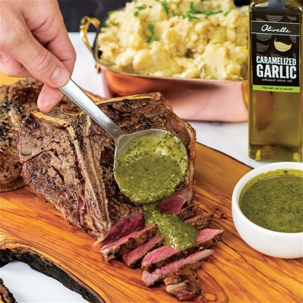 Image of FRESH HERB & GARLIC CHIMICHURRI STEAK