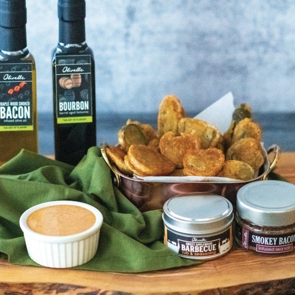 Image of FRIED PICKLES WITH SMOKEHOUSE MAYO