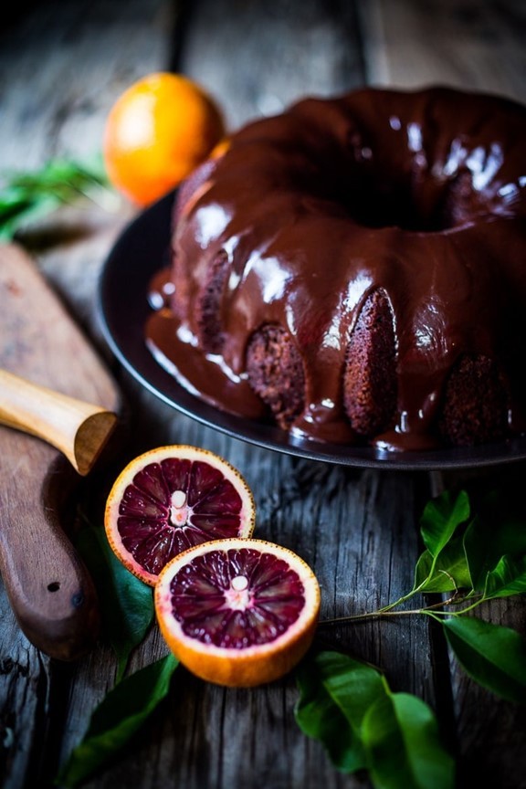 Image of Georgia’s Blood Orange Chocolate Cake
