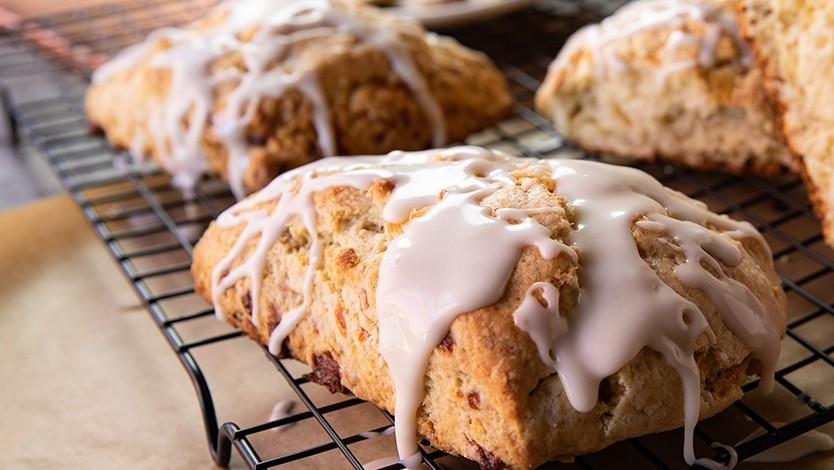 Image of Cooper® Sharp Black Pepper Scones with Maple Glaze