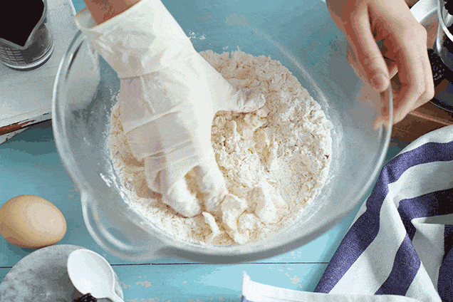 Image of In a large mixing bowl, whisk together flour, sugar, salt,...