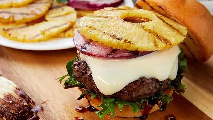 Image of Cooper® Pineapple Cheeseburger – Your Luau Burger