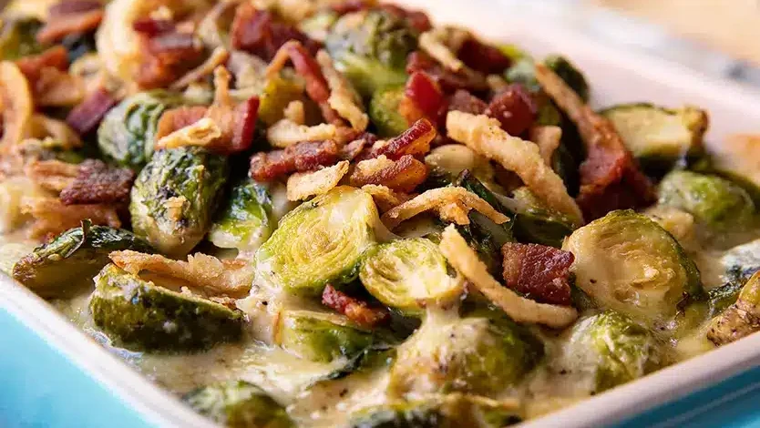 Image of Cooper® Cheese Brussels Sprout and Bacon Casserole