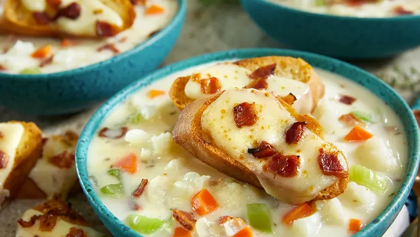 Image of Cooper® Cheese Cauliflower Chowder with Smoked Bacon 