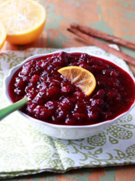 Orange Maple Cranberry Sauce