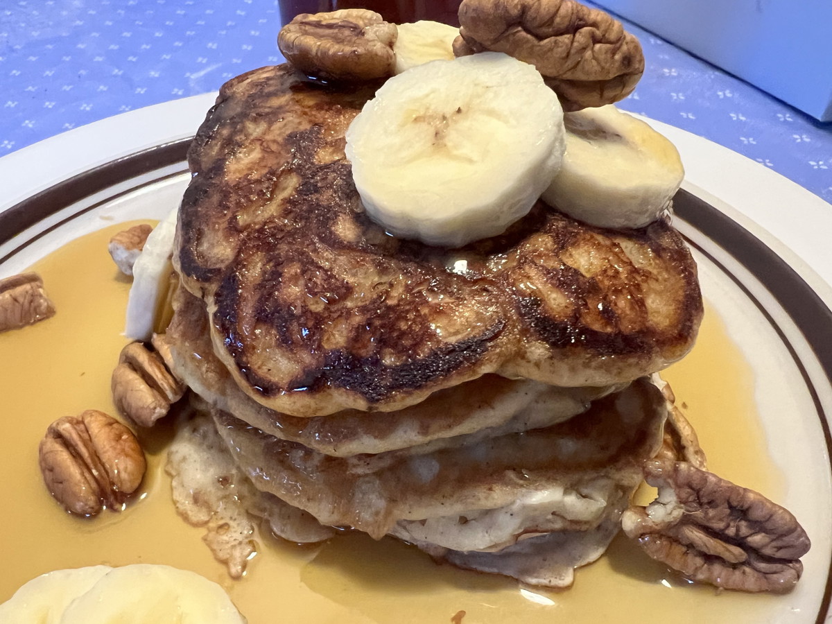 Banana Bread Pancakes