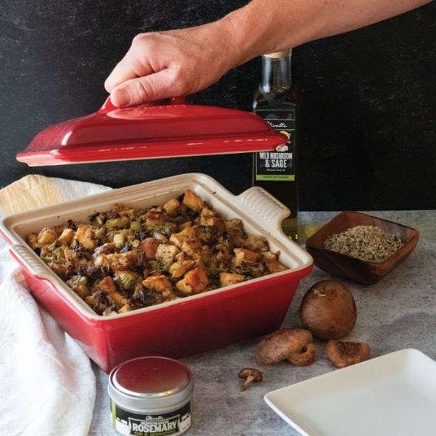 SAVORY BACON AND MUSHROOM STUFFING