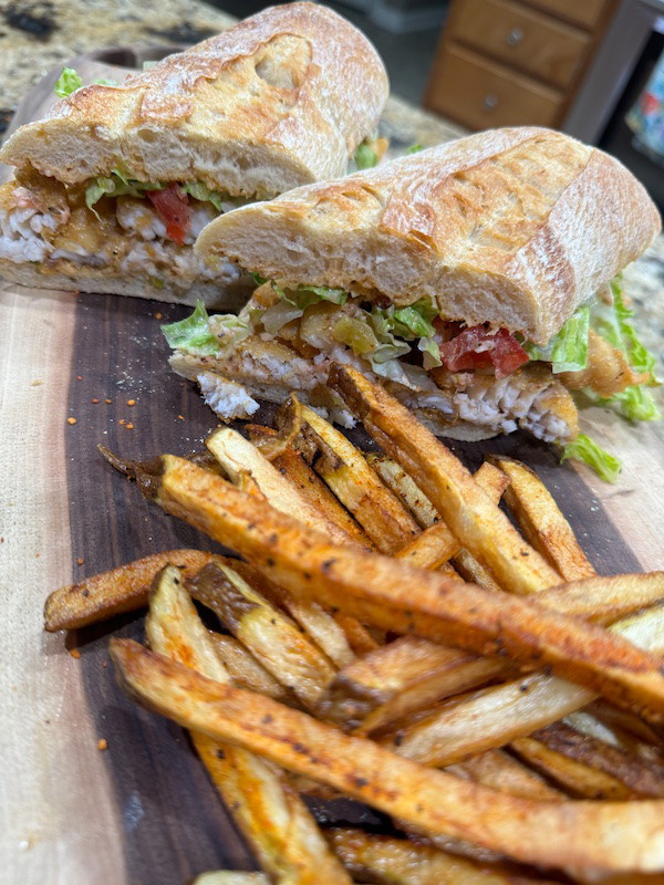Fried Catfish Poboy!