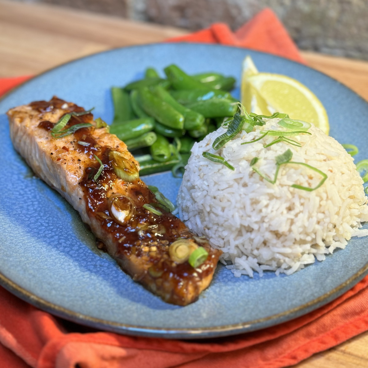 Honey garlic salmon
