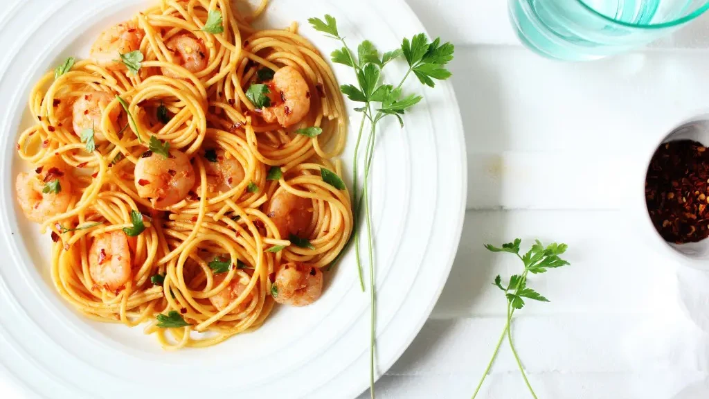 Image of Chilli Garlic Prawn Spaghetti