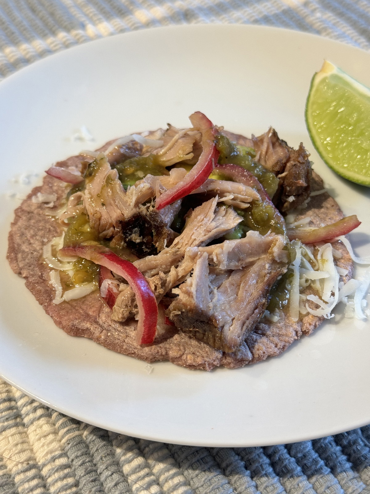 Slow Cooker Pulled Pork with Quick Pickled Red Onions