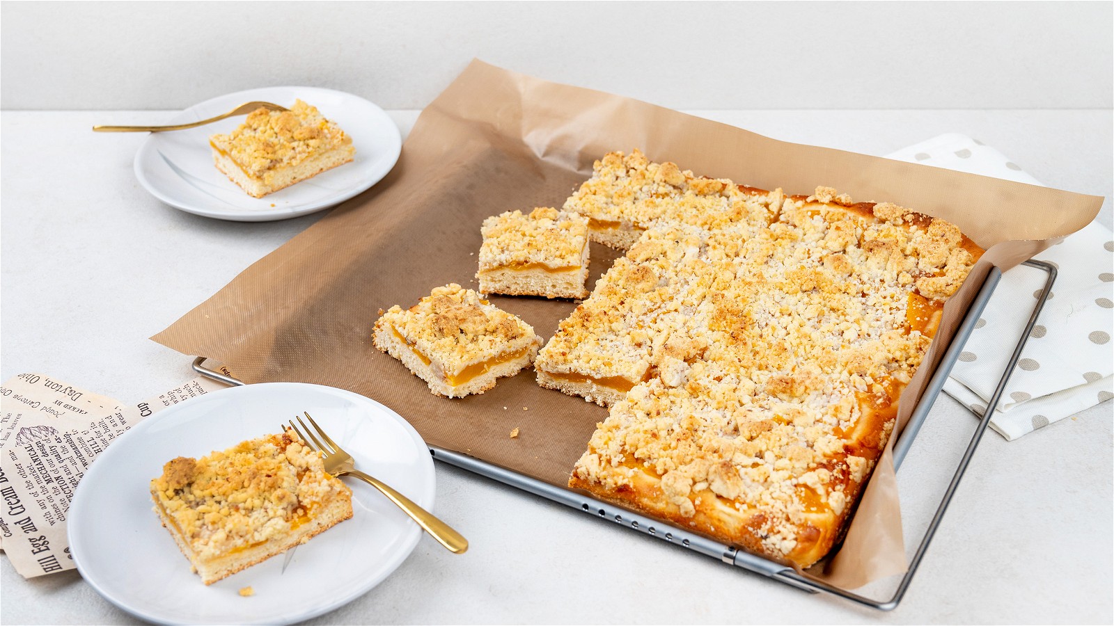 Pfirsich-Streuselkuchen wie von Oma-image