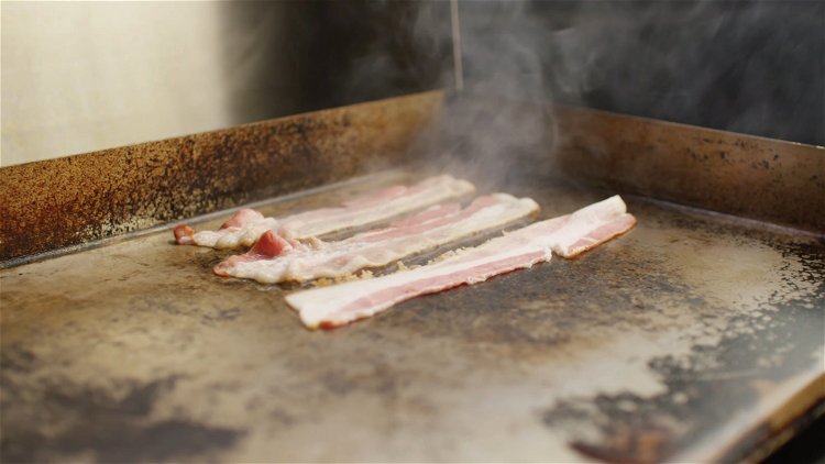Image of Preheat your Le Griddle over low heat. Cook the bacon...